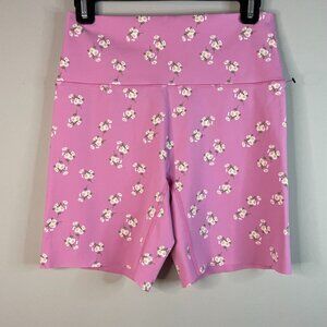 Offline by Aerie  Pink Floral Biker Shorts Womens Size Large NWOT